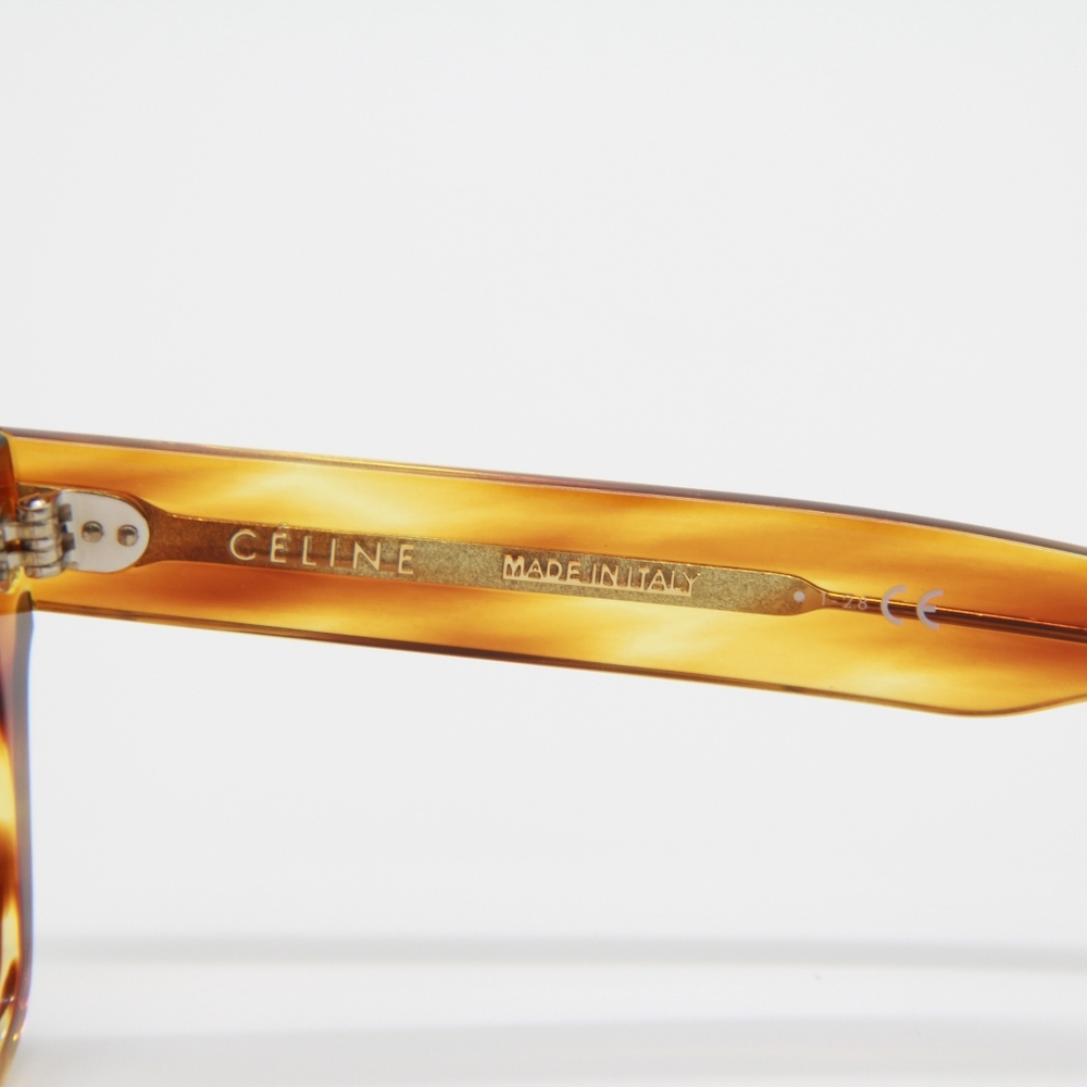NEW CELINE CL50011I 056 SQUARE BROWN EYEWEAR CELINE CL 50011I - Picture 9 of 10